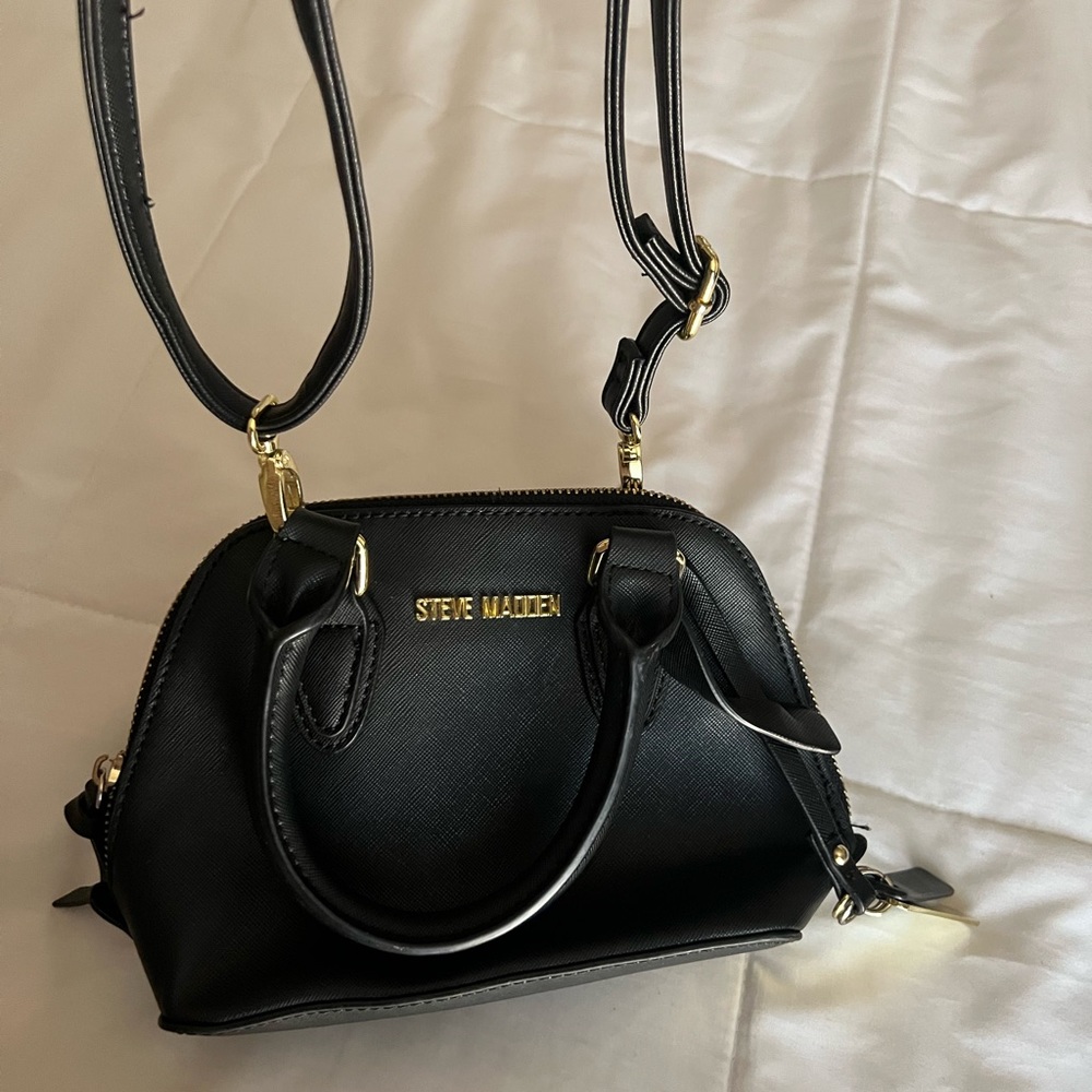 Steve Madden mini black crossbody purse